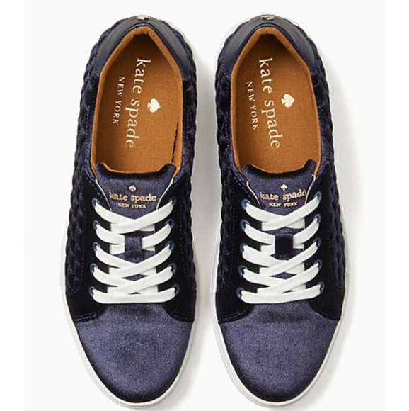 kate spade new york Velvet Athletic Shoes for Women for sale  Kate Spade Navy Fleet Sneaker